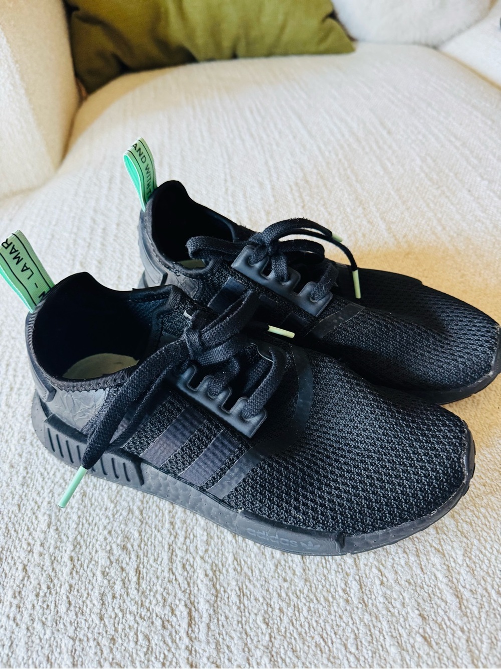 Adidas NMD Runner Sneakers – Mint Glow/Black | Size US 7.5